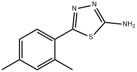 5-(2,4-dimethylphenyl)-1,3,4-thiadiazol-2-amine 구조식 이미지