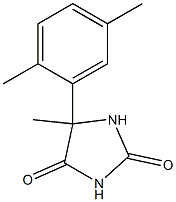 5-(2,5-dimethylphenyl)-5-methylimidazolidine-2,4-dione Structure