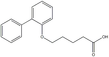 5-(2-phenylphenoxy)pentanoic acid 구조식 이미지