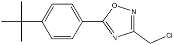 5-(4-tert-butylphenyl)-3-(chloromethyl)-1,2,4-oxadiazole Structure