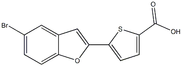 5-(5-bromo-1-benzofuran-2-yl)thiophene-2-carboxylic acid Structure