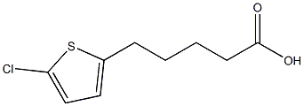 5-(5-chlorothiophen-2-yl)pentanoic acid Structure