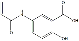 5-(acryloylamino)-2-hydroxybenzoic acid Structure