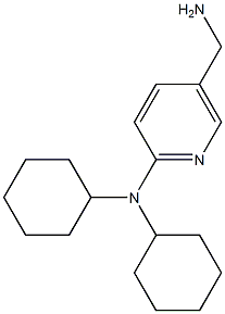 5-(aminomethyl)-N,N-dicyclohexylpyridin-2-amine 구조식 이미지