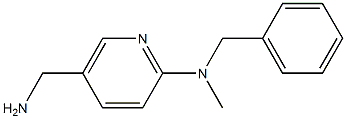 5-(aminomethyl)-N-benzyl-N-methylpyridin-2-amine 구조식 이미지