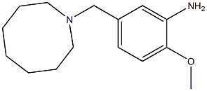 5-(azocan-1-ylmethyl)-2-methoxyaniline 구조식 이미지