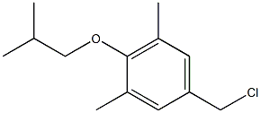 5-(chloromethyl)-1,3-dimethyl-2-(2-methylpropoxy)benzene Structure