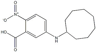 5-(cyclooctylamino)-2-nitrobenzoic acid 구조식 이미지