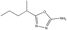 5-(pentan-2-yl)-1,3,4-oxadiazol-2-amine 구조식 이미지