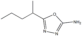 5-(pentan-2-yl)-1,3,4-oxadiazol-2-amine Structure