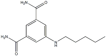 5-(pentylamino)benzene-1,3-dicarboxamide 구조식 이미지