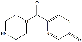 5-(piperazin-1-ylcarbonyl)-1,2-dihydropyrazin-2-one Structure