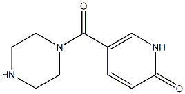 5-(piperazin-1-ylcarbonyl)pyridin-2(1H)-one Structure