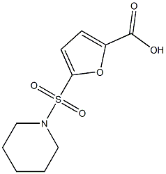 5-(piperidine-1-sulfonyl)furan-2-carboxylic acid Structure