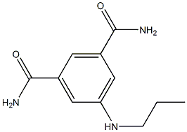 5-(propylamino)benzene-1,3-dicarboxamide Structure