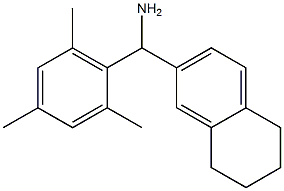 5,6,7,8-tetrahydronaphthalen-2-yl(2,4,6-trimethylphenyl)methanamine 구조식 이미지