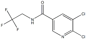 5,6-dichloro-N-(2,2,2-trifluoroethyl)nicotinamide Structure