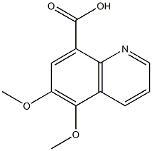 5,6-dimethoxyquinoline-8-carboxylic acid Structure