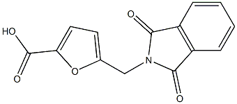 5-[(1,3-dioxo-2,3-dihydro-1H-isoindol-2-yl)methyl]furan-2-carboxylic acid 구조식 이미지