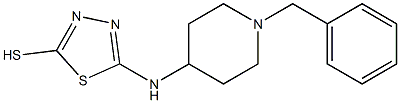 5-[(1-benzylpiperidin-4-yl)amino]-1,3,4-thiadiazole-2-thiol Structure