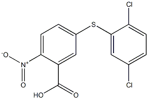 5-[(2,5-dichlorophenyl)sulfanyl]-2-nitrobenzoic acid Structure