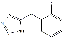 5-[(2-fluorophenyl)methyl]-1H-1,2,3,4-tetrazole 구조식 이미지