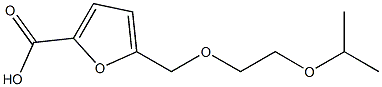 5-[(2-isopropoxyethoxy)methyl]-2-furoic acid 구조식 이미지