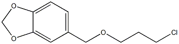 5-[(3-chloropropoxy)methyl]-1,3-benzodioxole 구조식 이미지