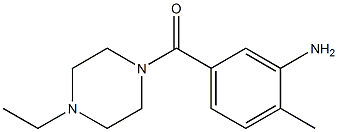 5-[(4-ethylpiperazin-1-yl)carbonyl]-2-methylaniline 구조식 이미지