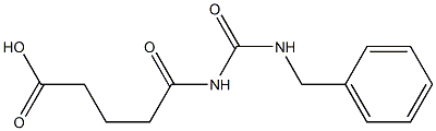 5-[(benzylcarbamoyl)amino]-5-oxopentanoic acid 구조식 이미지