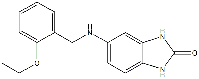 5-{[(2-ethoxyphenyl)methyl]amino}-2,3-dihydro-1H-1,3-benzodiazol-2-one Structure