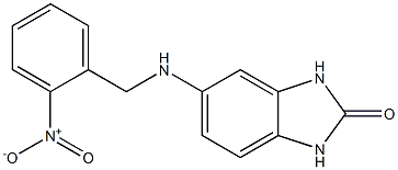 5-{[(2-nitrophenyl)methyl]amino}-2,3-dihydro-1H-1,3-benzodiazol-2-one Structure