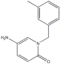 5-amino-1-[(3-methylphenyl)methyl]-1,2-dihydropyridin-2-one 구조식 이미지