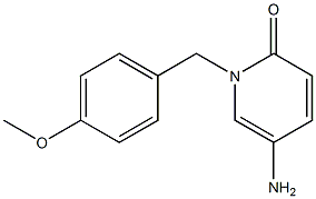 5-amino-1-[(4-methoxyphenyl)methyl]-1,2-dihydropyridin-2-one Structure