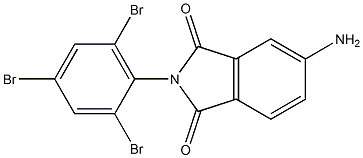 5-amino-2-(2,4,6-tribromophenyl)-2,3-dihydro-1H-isoindole-1,3-dione 구조식 이미지