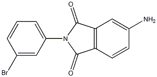 5-amino-2-(3-bromophenyl)-2,3-dihydro-1H-isoindole-1,3-dione Structure