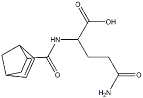 5-amino-2-[(bicyclo[2.2.1]hept-5-en-2-ylcarbonyl)amino]-5-oxopentanoic acid 구조식 이미지