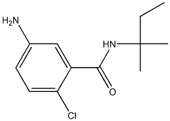 5-amino-2-chloro-N-(1,1-dimethylpropyl)benzamide 구조식 이미지