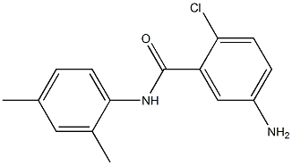 5-amino-2-chloro-N-(2,4-dimethylphenyl)benzamide 구조식 이미지