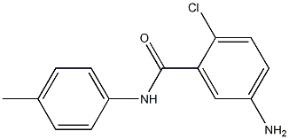 5-amino-2-chloro-N-(4-methylphenyl)benzamide 구조식 이미지