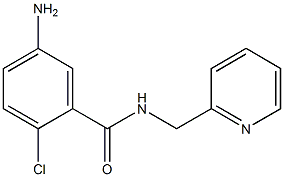 5-amino-2-chloro-N-(pyridin-2-ylmethyl)benzamide Structure