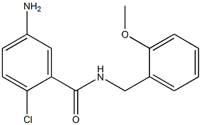 5-amino-2-chloro-N-[(2-methoxyphenyl)methyl]benzamide 구조식 이미지