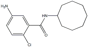 5-amino-2-chloro-N-cyclooctylbenzamide 구조식 이미지