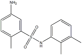 5-amino-N-(2,3-dimethylphenyl)-2-methylbenzene-1-sulfonamide 구조식 이미지