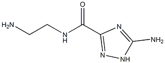 5-amino-N-(2-aminoethyl)-1H-1,2,4-triazole-3-carboxamide Structure