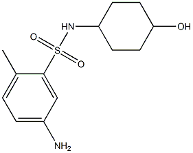 5-amino-N-(4-hydroxycyclohexyl)-2-methylbenzene-1-sulfonamide Structure