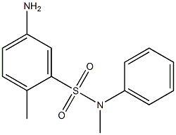 5-amino-N,2-dimethyl-N-phenylbenzene-1-sulfonamide Structure