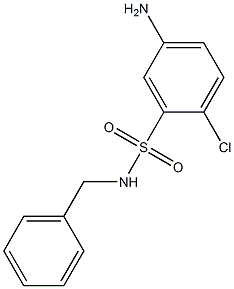 5-amino-N-benzyl-2-chlorobenzene-1-sulfonamide Structure