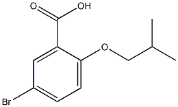 5-bromo-2-(2-methylpropoxy)benzoic acid 구조식 이미지