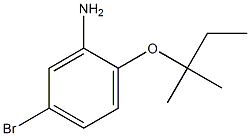 5-bromo-2-[(2-methylbutan-2-yl)oxy]aniline 구조식 이미지